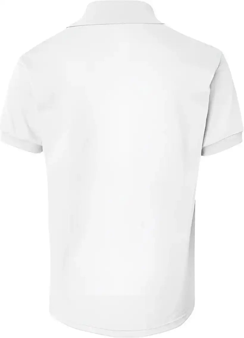 Hanes 054y Youth Ecosmart Jersey Polo - White