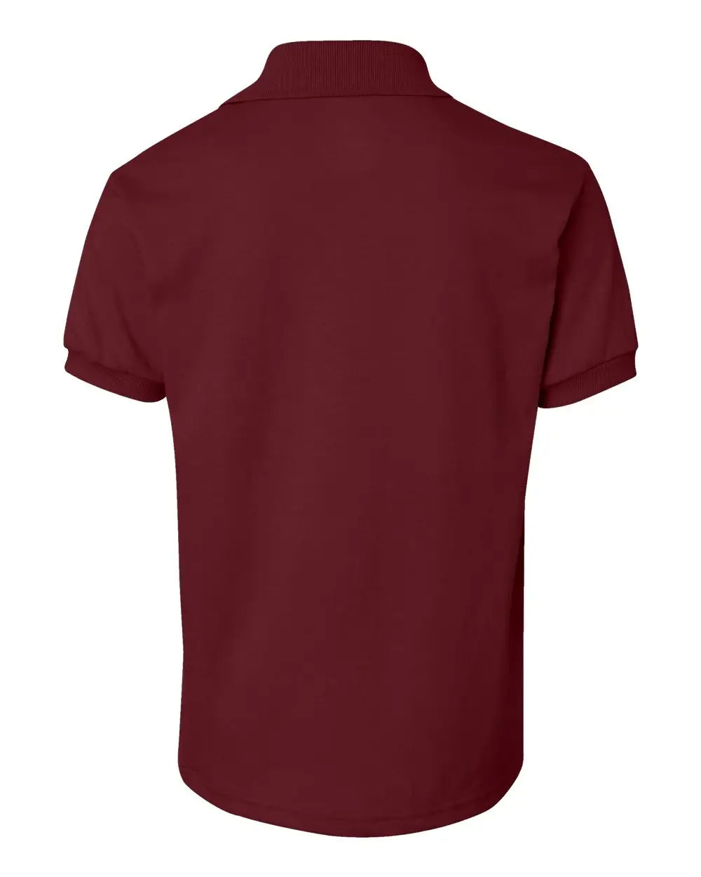 Hanes 054y Youth Ecosmart® Jersey Polo - Maroon