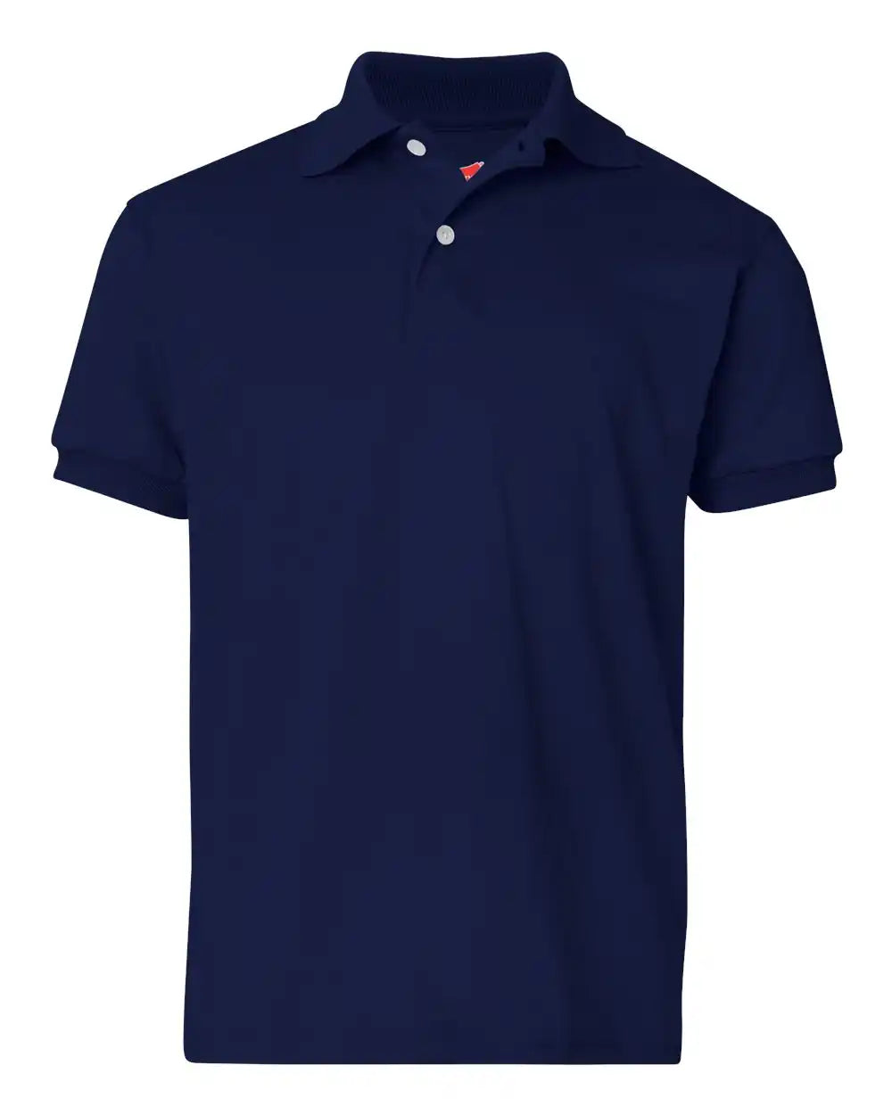 Hanes 054y Youth Ecosmart® Jersey Polo - Navy - Xs