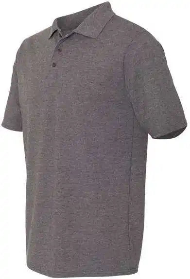 Hanes 055p X-temp Piqu Polo with Fresh Iq - Charcoal Heather