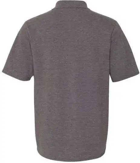 Hanes 055p x Temp Piqu Polo with Fresh Iq Charcoal Heather