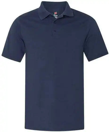 Hanes 055p X-temp Piqu Polo with Fresh Iq - Navy