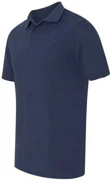 Hanes 055p X-temp Piqu Polo with Fresh Iq - Navy