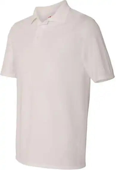 Hanes 055p X-temp Piqu Polo with Fresh Iq - White