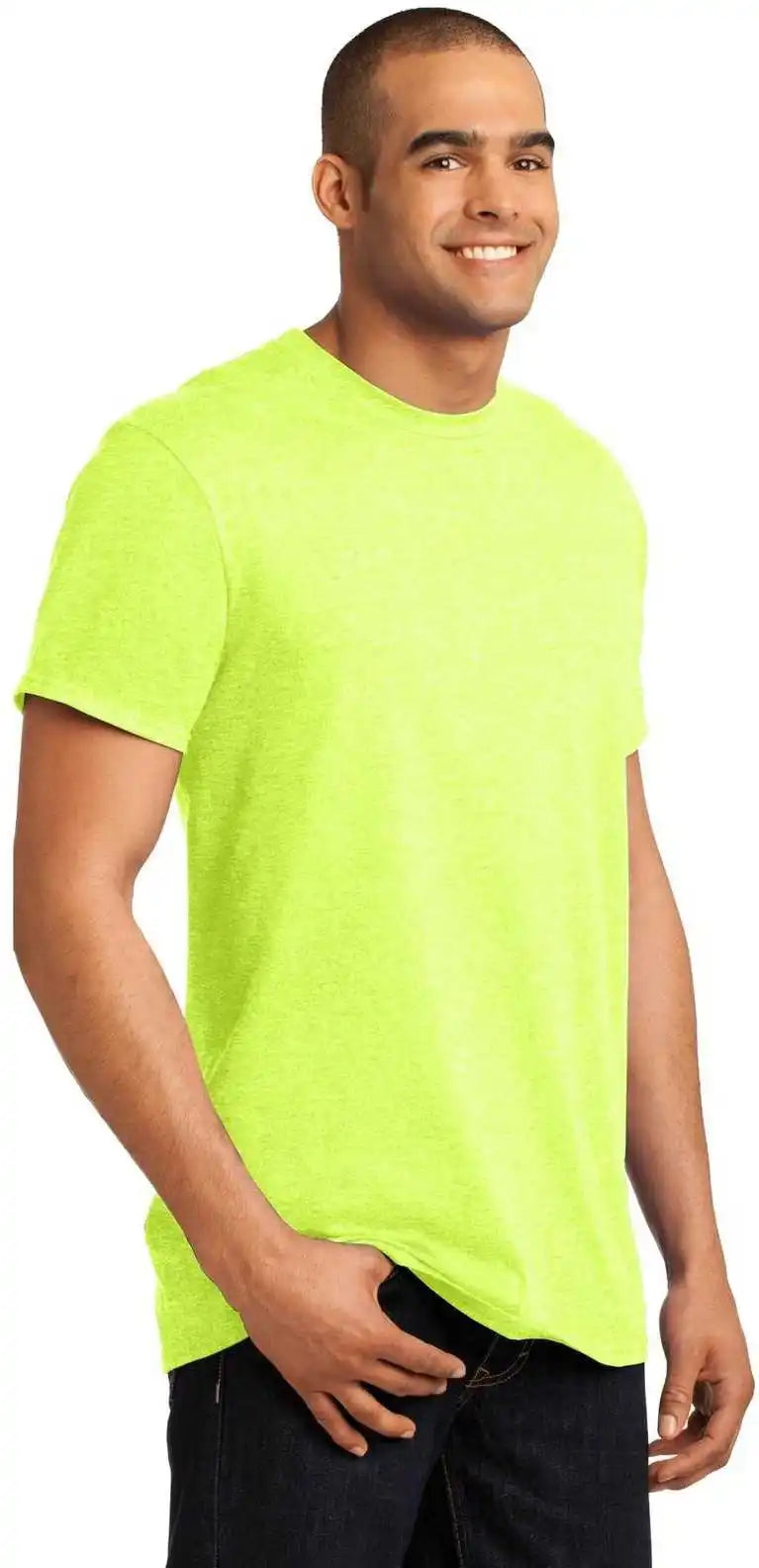 Hanes 4200 X-temp T-shirt - Neon Lemon Heather