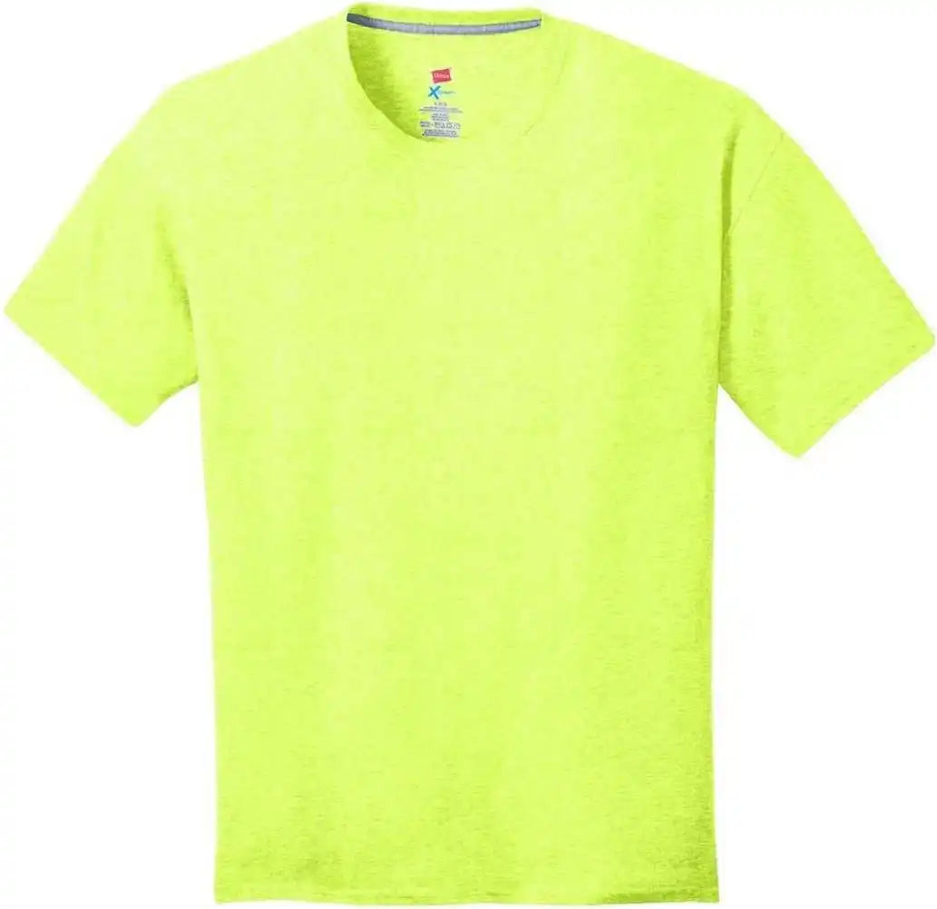 Hanes 4200 X-temp T-shirt - Neon Lemon Heather