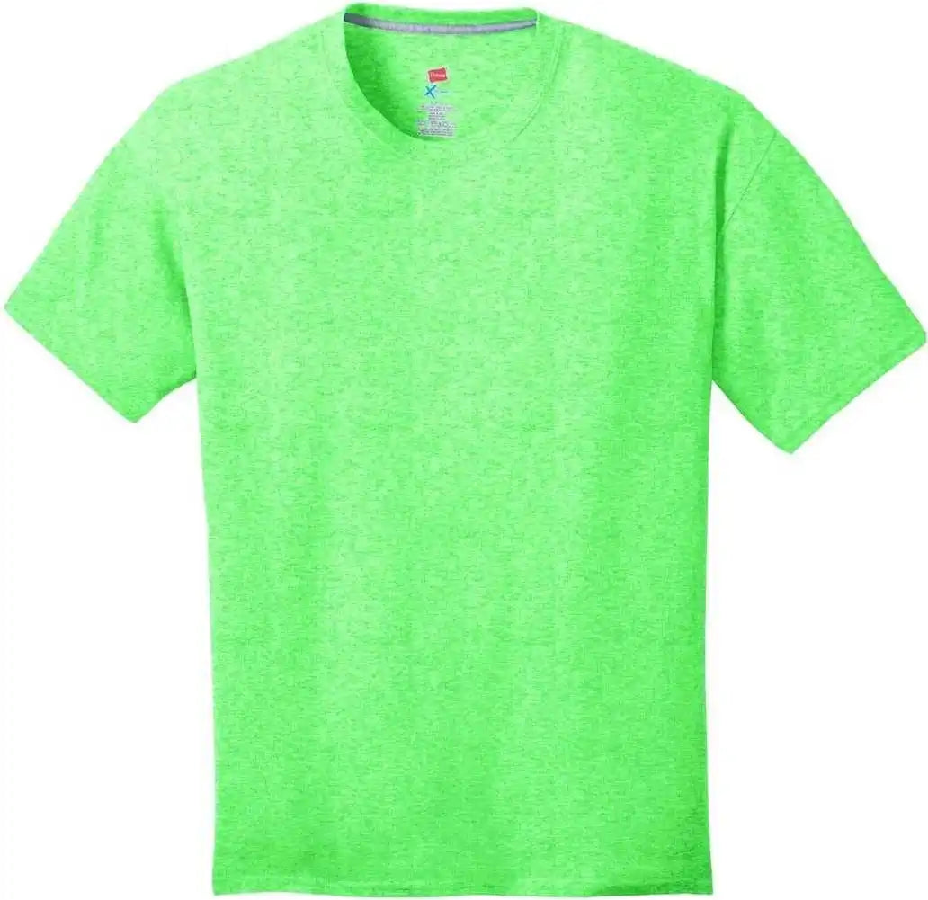 Hanes 4200 X-temp T-shirt - Neon Lime Heather