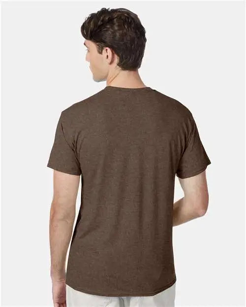 Hanes 42tb Perfect-t Triblend T-shirt - Dark Chocolate Heather