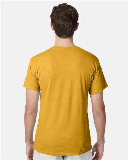 Hanes 42tb Perfect-t Triblend T-shirt - Gold Heather