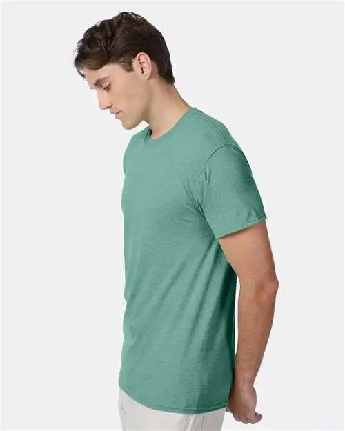 Hanes 42tb Perfect-t Triblend T-shirt - Green Clay Heather
