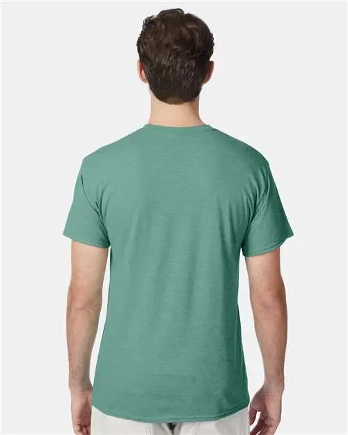 Hanes 42tb Perfect-t Triblend T-shirt - Green Clay Heather