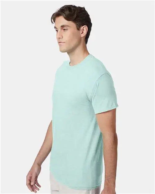 Hanes 42tb Perfect-t Triblend T-shirt - Ice Fall Heather