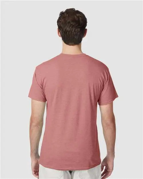 Hanes 42tb Perfect-t Triblend T-shirt - Mauve Heather