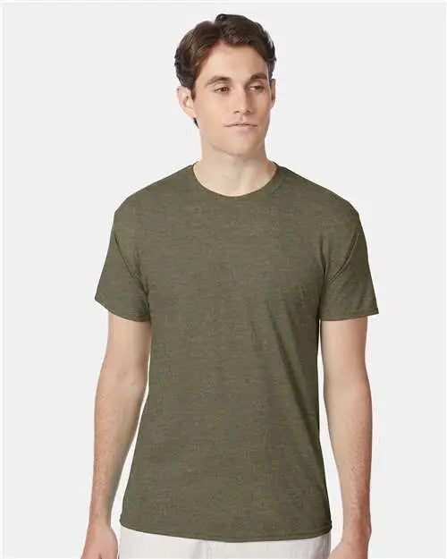 Hanes 42tb Perfect-t Triblend T-shirt - Military Green