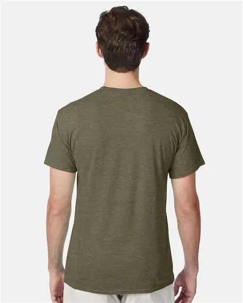 Hanes 42tb Perfect-t Triblend T-shirt - Military Green