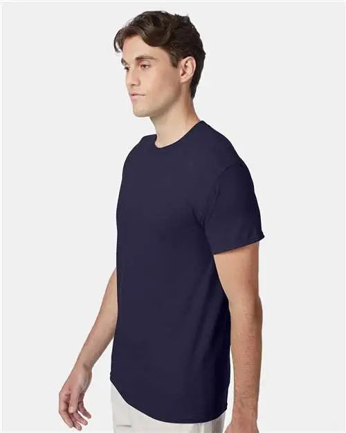 Hanes 42tb Perfect-t Triblend T-shirt - Navy