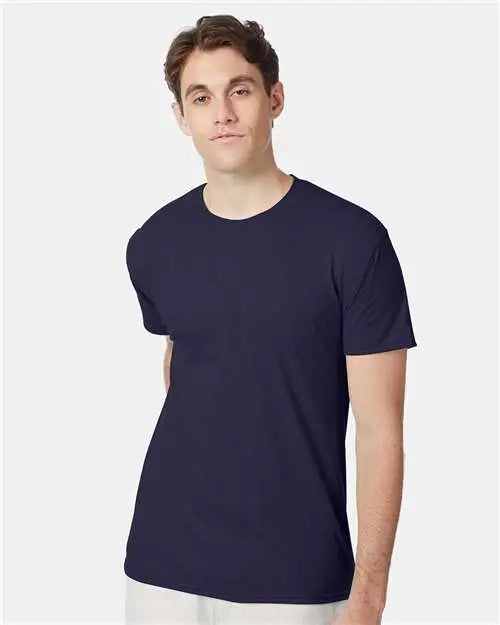 Hanes 42tb Perfect-t Triblend T-shirt - Navy