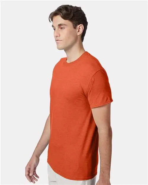 Hanes 42tb Perfect-t Triblend T-shirt - Orange Heather