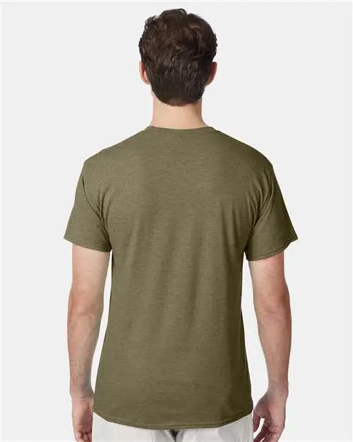 Hanes 42tb Perfect-t Triblend T-shirt - Oregano Heather