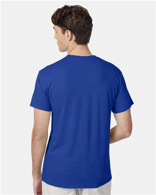 Hanes 42tb Perfect-t Triblend T-shirt - Royal