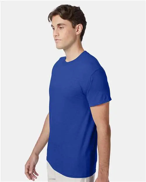 Hanes 42tb Perfect-t Triblend T-shirt - Royal