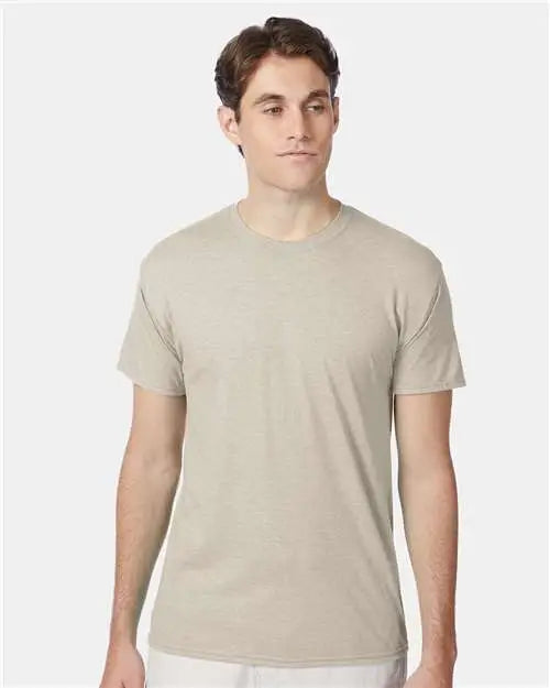 Hanes 42tb Perfect-t Triblend T-shirt - Sand Heather