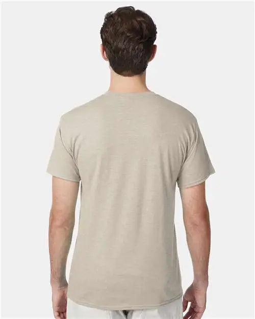 Hanes 42tb Perfect-t Triblend T-shirt - Sand Heather