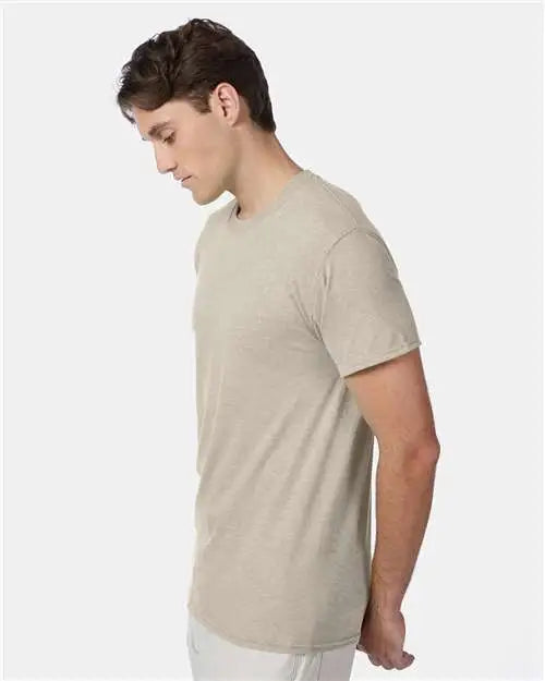 Hanes 42tb Perfect-t Triblend T-shirt - Sand Heather