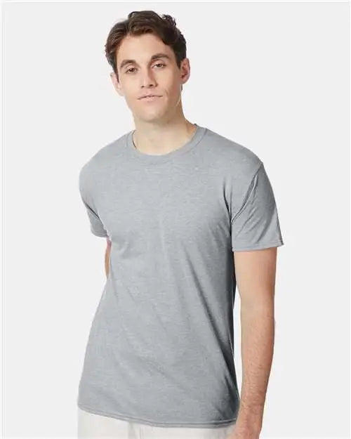 Hanes 42tb Perfect-t Triblend T-shirt - Silverstone Heather