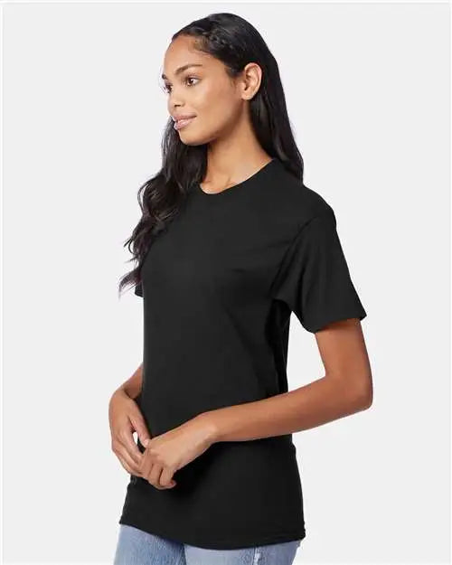 Hanes 42tb Perfect-t Triblend T-shirt - Solid Black