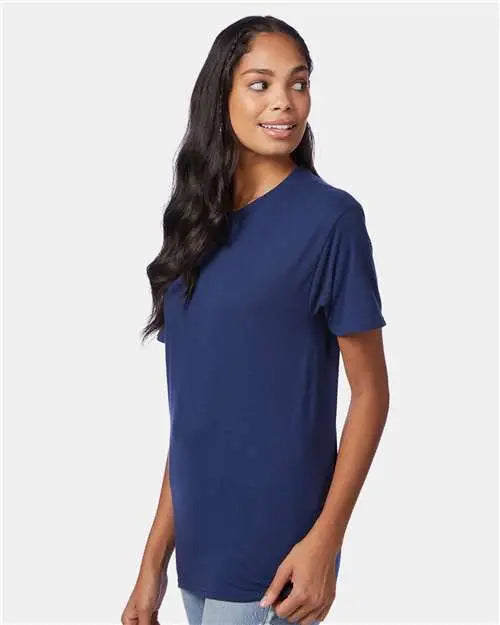 Hanes 42tb Perfect-t Triblend T-shirt - Solid Navy