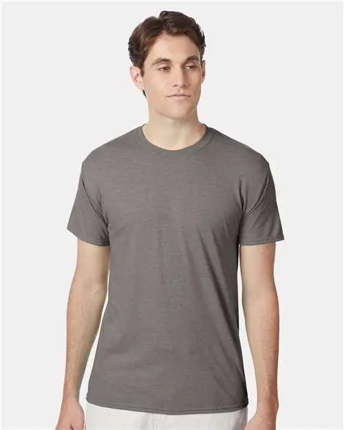 Hanes 42tb Perfect-t Triblend T-shirt - Stone Grey Heather - s