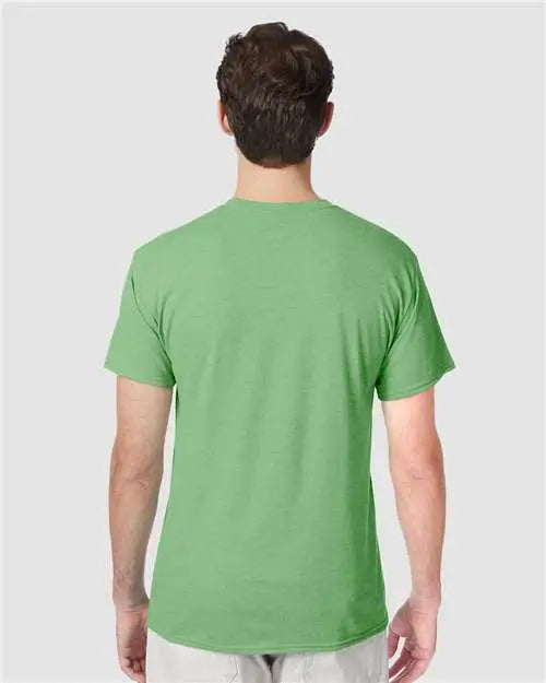 Hanes 42tb Perfect-t Triblend T-shirt - True Green Heather