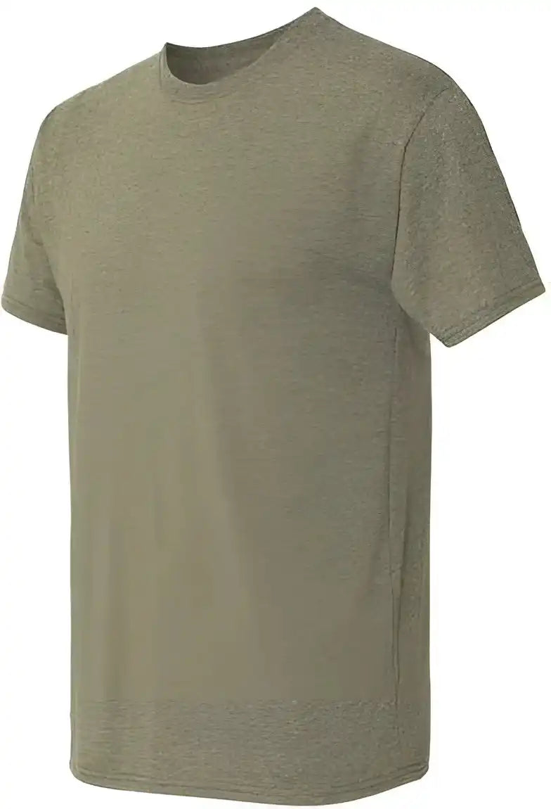 Hanes 42tb Perfect t Triblend Short Sleeve Shirt Military Green