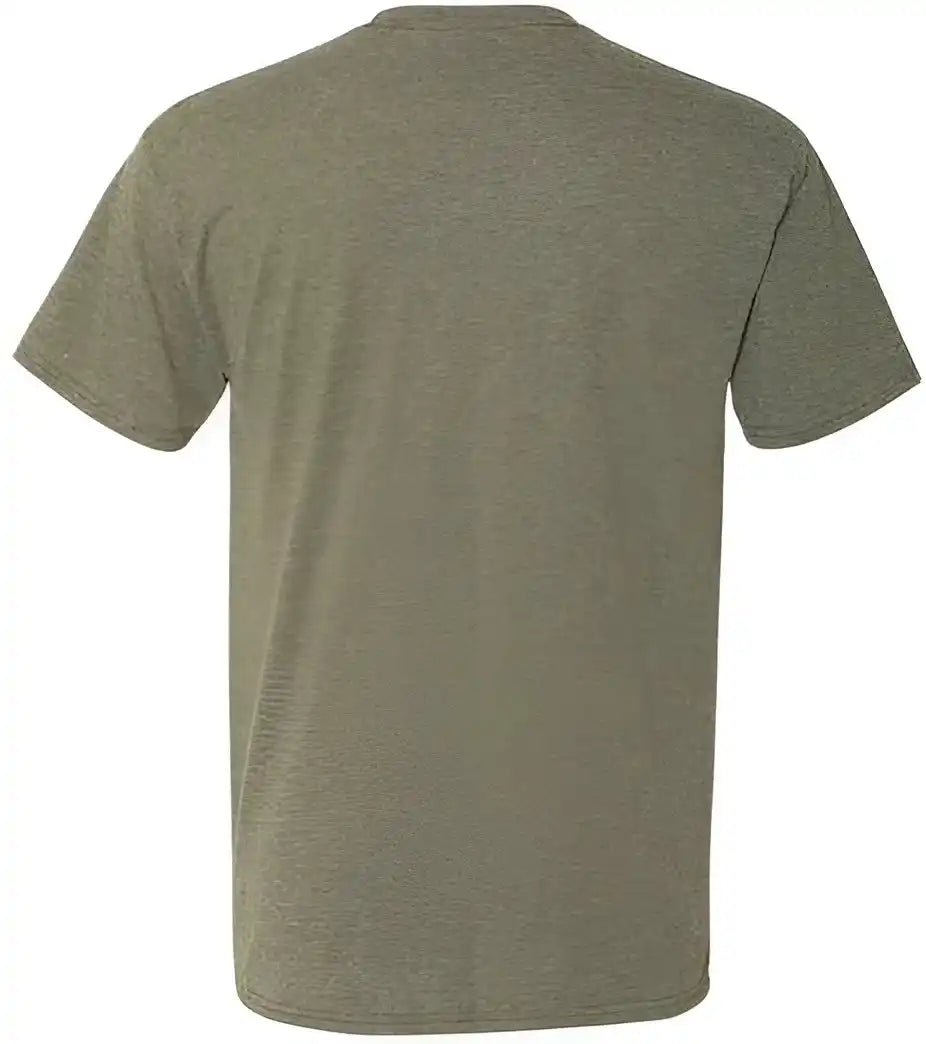 Hanes 42tb Perfect t Triblend Short Sleeve Shirt Military Green