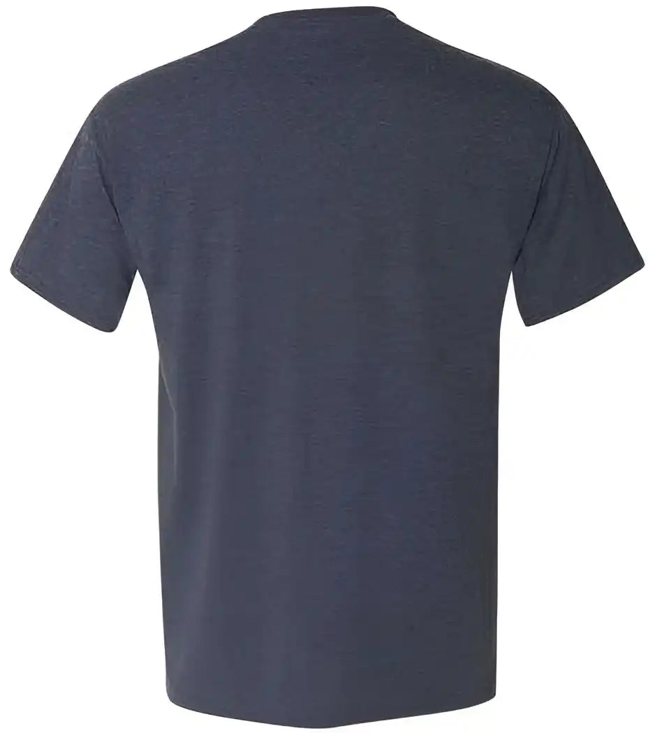 Hanes 42tb Perfect t Triblend Short Sleeve Shirt Navy