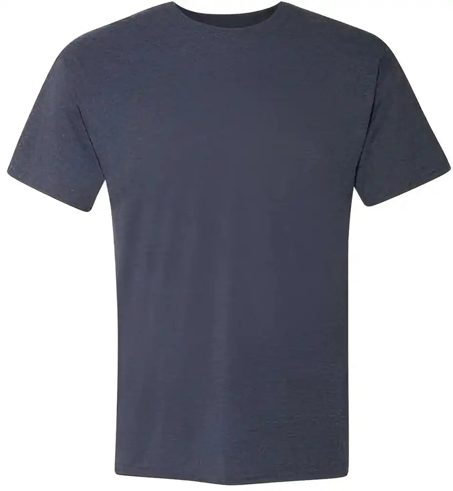 Hanes 42tb Perfect t Triblend Short Sleeve Shirt Navy