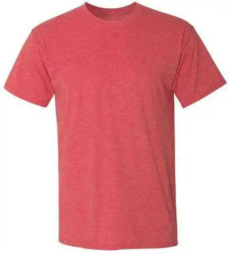 Hanes 42tb Perfect t Triblend Short Sleeve Shirt Red