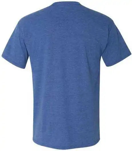 Hanes 42tb Perfect t Triblend Short Sleeve Shirt Royal