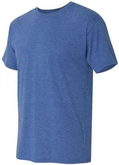 Hanes 42tb Perfect t Triblend Short Sleeve Shirt Royal