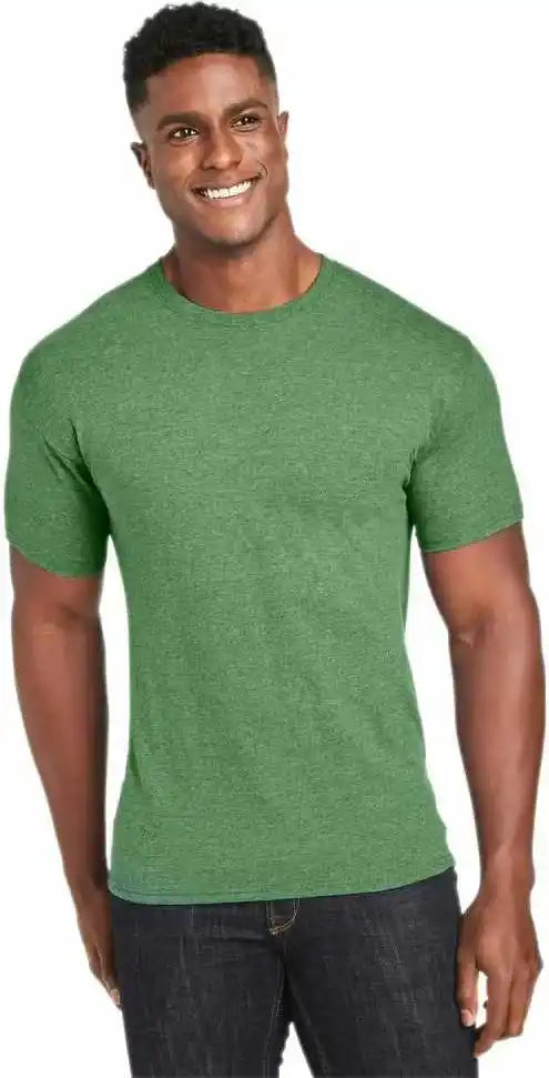 Hanes 42tb Perfect-t Triblend T-shirt - True Green Heather