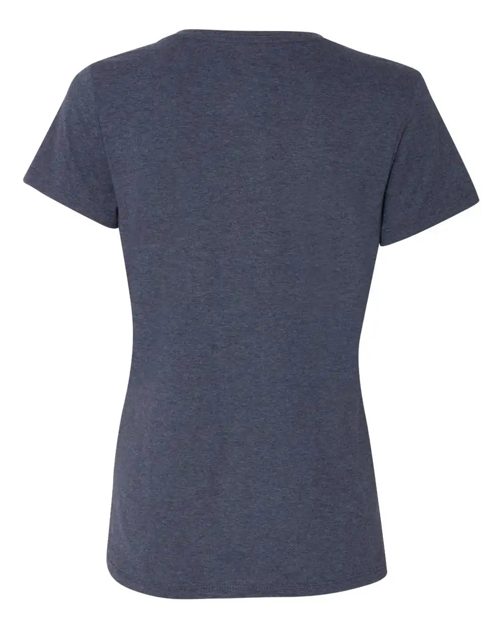 Hanes 42vt Perfect-t Women’s Triblend V-neck T-shirt - Navy