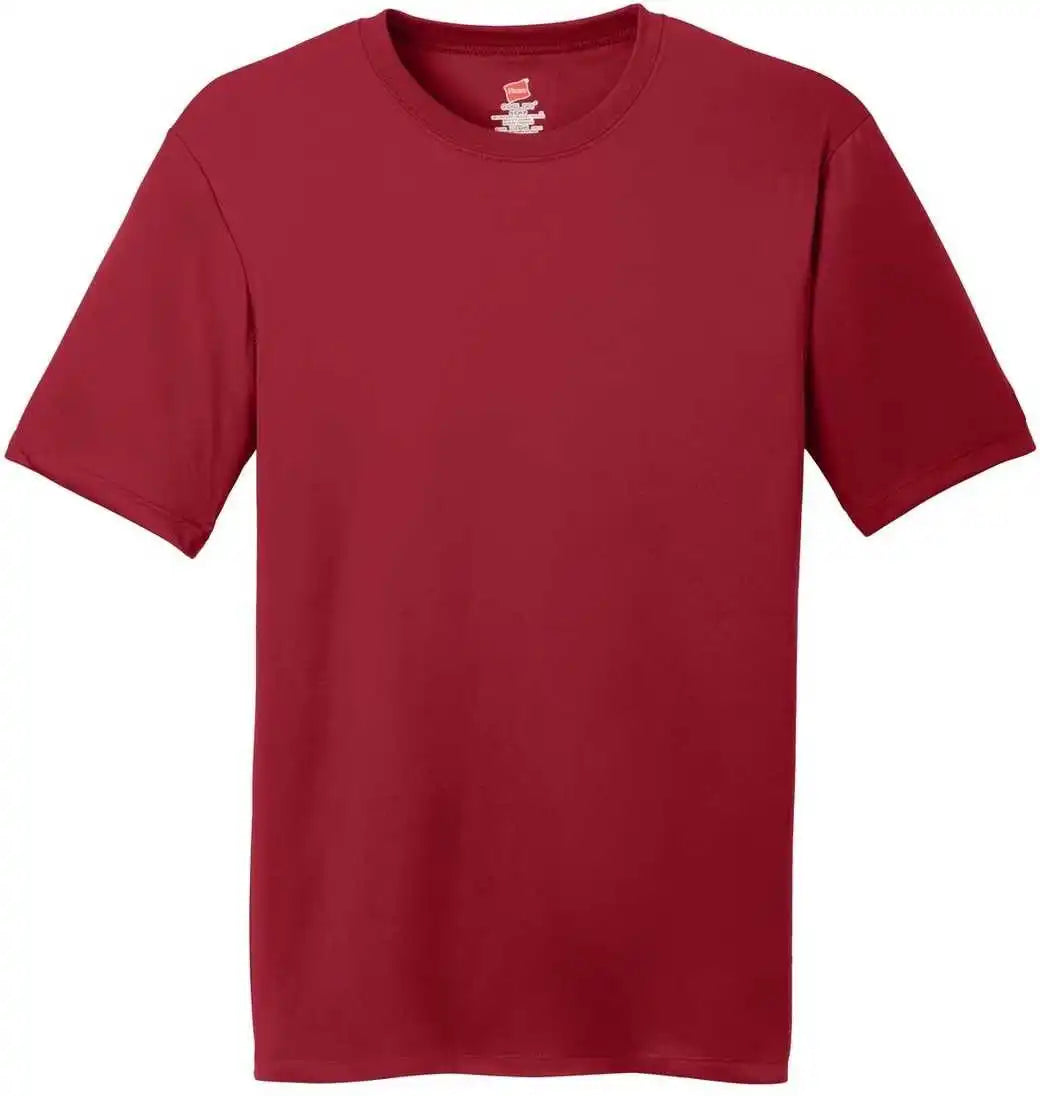 Hanes 4820 Cool Dri Performance t Shirt Deep Red