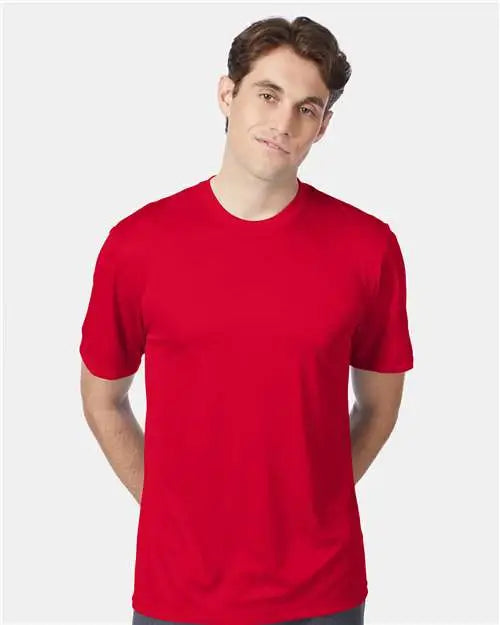 Hanes 4820h Cool Dri Performance T-shirt - 4820 - Deep Red