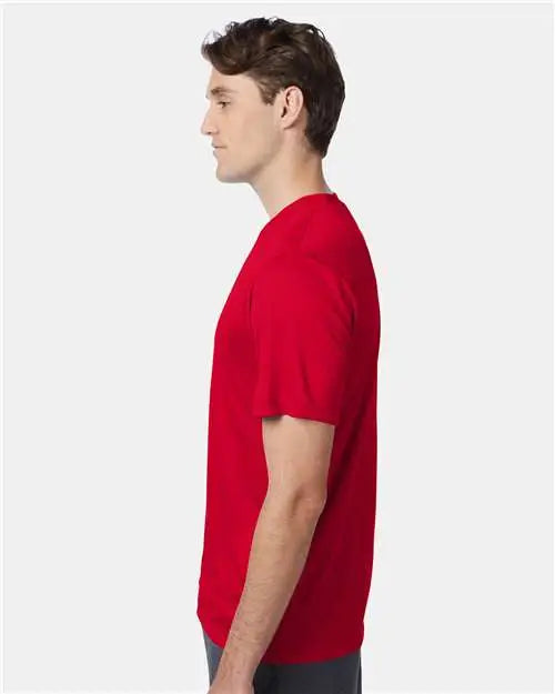 Hanes 4820h Cool Dri Performance T-shirt - 4820 - Deep Red