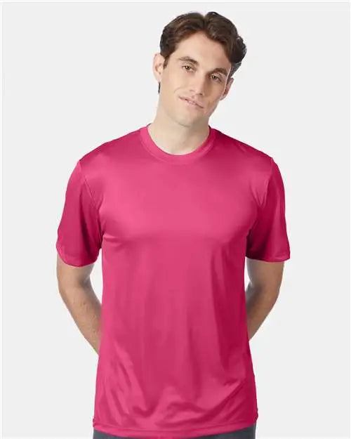 Hanes 4820h Cool Dri Performance T-shirt - 4820 - Wow Pink