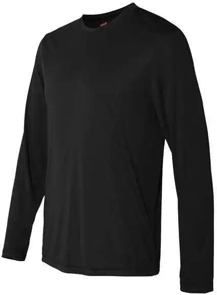 Hanes 482l Cool Dri Long Sleeve Performance t Shirt Black
