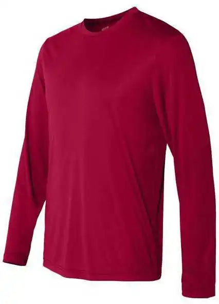 Hanes 482l Cool Dri Long Sleeve Performance T-shirt - Deep Red