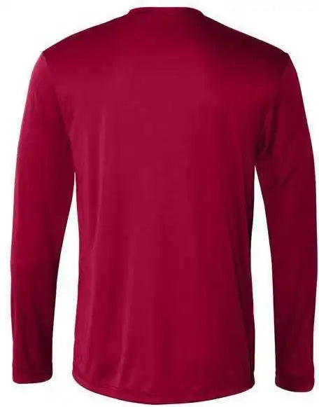 Hanes 482l Cool Dri Long Sleeve Performance T-shirt - Deep Red