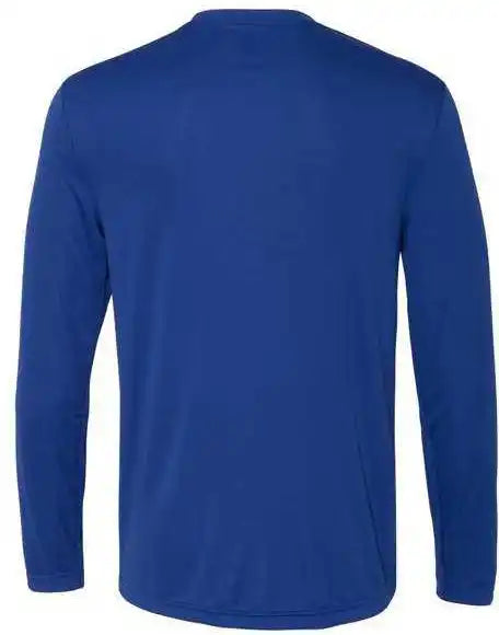 Hanes 482l Cool Dri Long Sleeve Performance t Shirt Deep Royal
